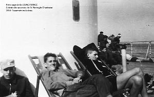 COLO JEUNE FRANCE 1953 traversee en bateau 1
